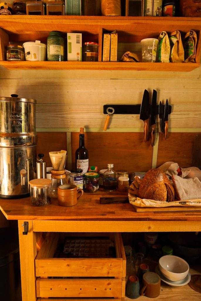 La cuisine de la tiny house