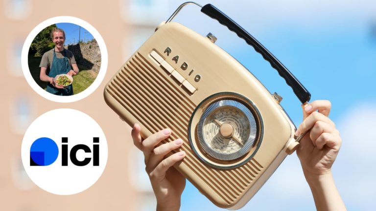 Mon passage à la radio autour de la cuisine végétarienne et d’une recette de saison
